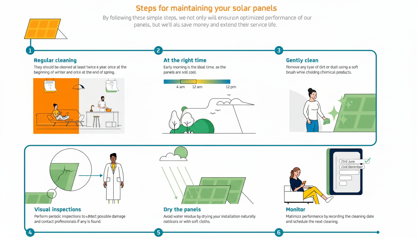 Solar Panel Maintenance Guide, When and How to Clean and Care for Your ...